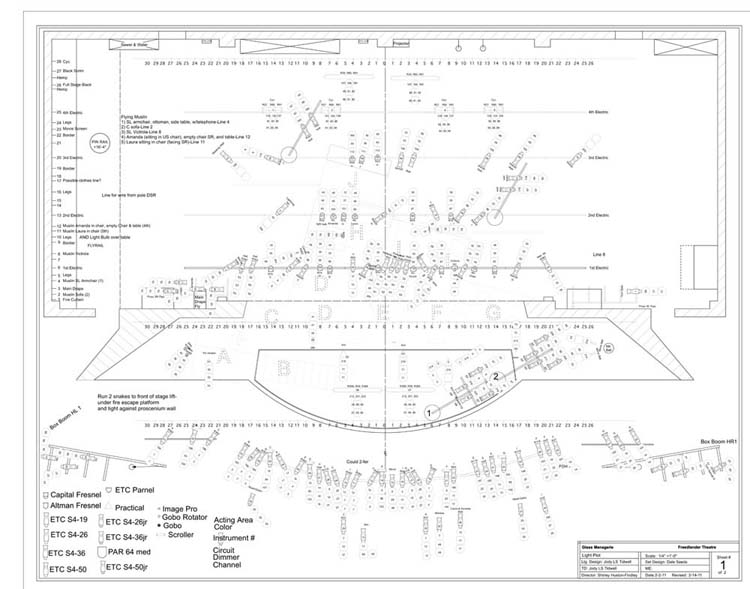 Glass Menagerie College of Wooster Lighting Design Tidwell
